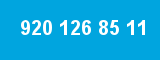 920 126 85 11